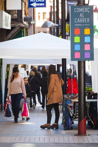 Shopping_Zones_Comercials_Riberaygua_Travessers_Andorra_Miniatura Botigues singulars i cafès, la zona chill d'Andorra la Vella