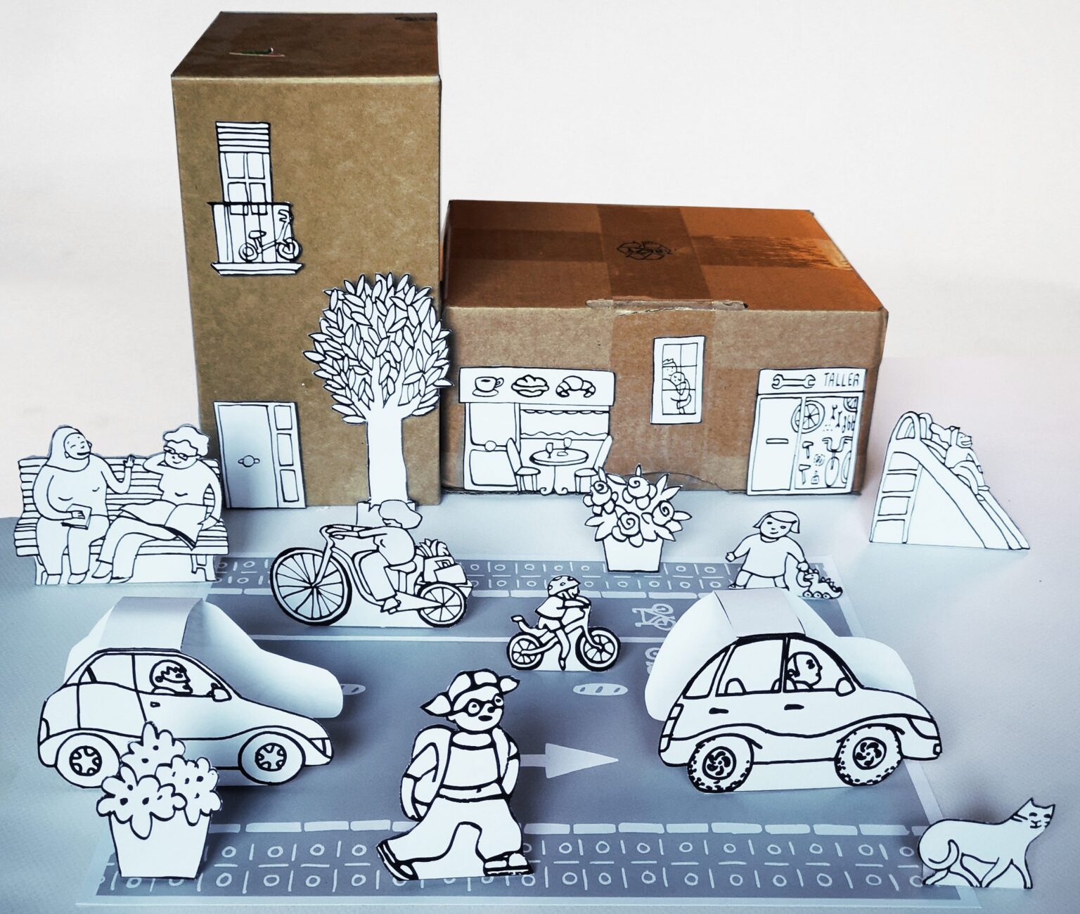 Foto maqueta ciutat